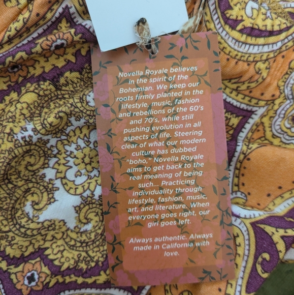 NWT Novella Royale Janis Bells - Picture 5 of 10